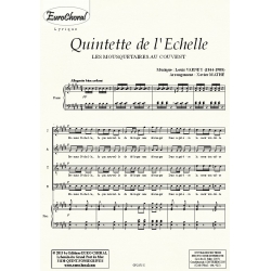 QUINTETTE DE L'ECHELLE (Les mousquetaires au couvent) (Conducteur)