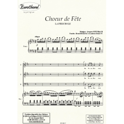 CHOEUR DE FETE (La Périchole) (Conducteur)