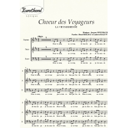 CHOEUR DES VOYAGEURS (La vie Parisienne) (Choeur)