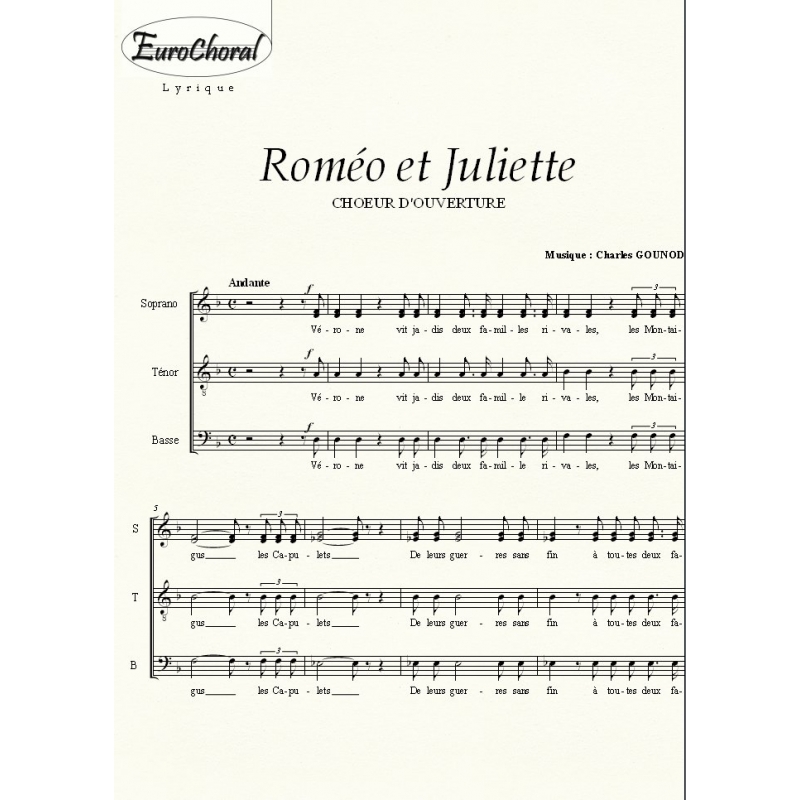 ROMEO ET JULIETTE - Choeur d'ouverture (Choeur)