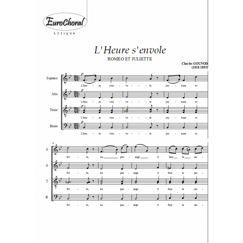 L'HEURE S'ENVOLE (Roméo et Juliette)