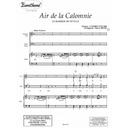 AIR DE LA CALOMNIE (Le Barbier de Séville) (Conducteur)