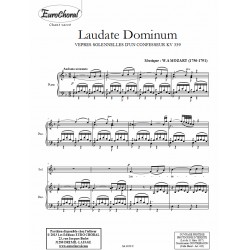 LAUDATE DOMINUM (Vêpres solennelles KV 339) (Conducteur)