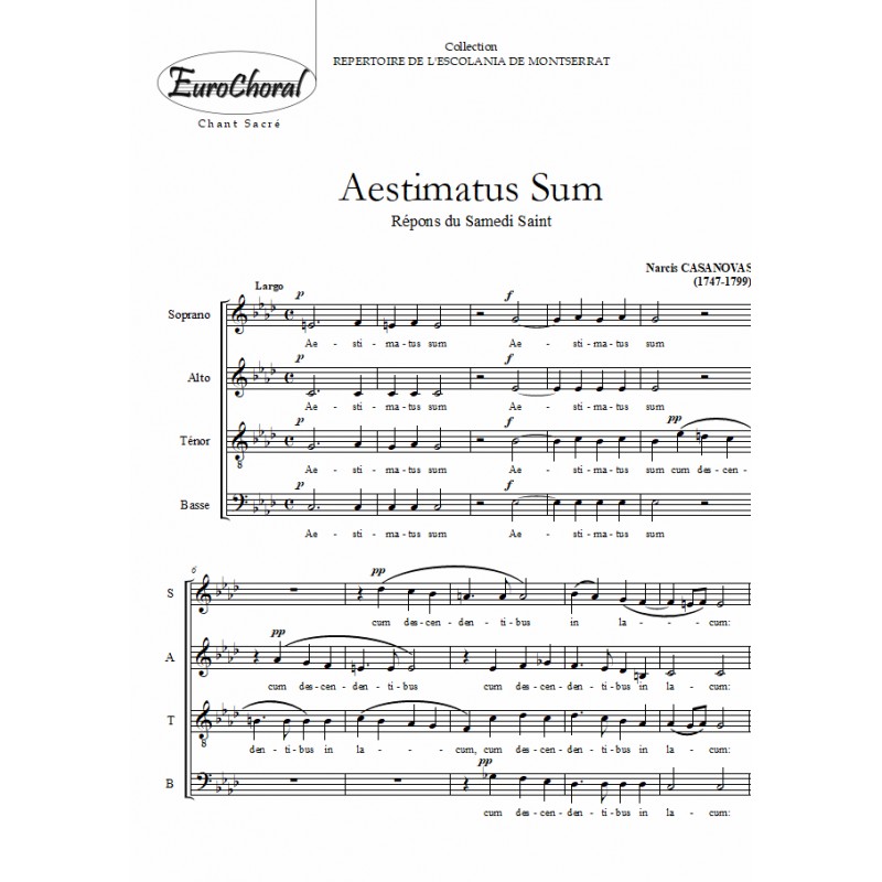 AESTIMATUS SUM (Casanovas)