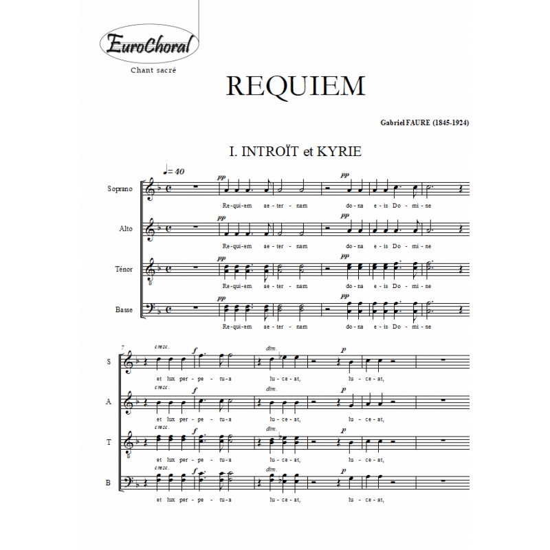 REQUIEM Op.48 (Choeur)