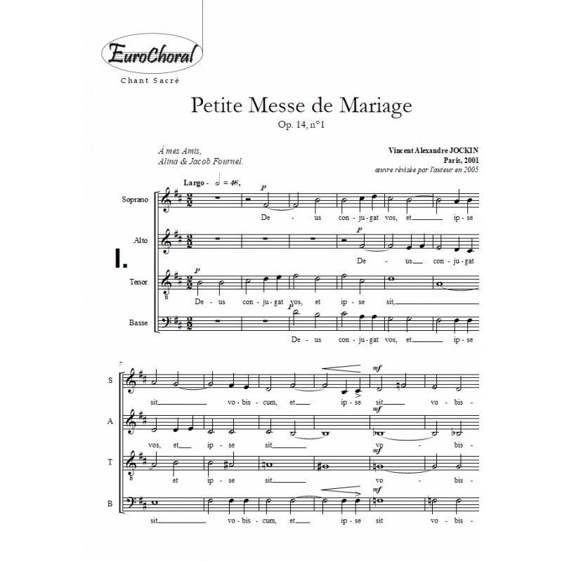 PETITE MESSE DE MARIAGE Op.14, n°1