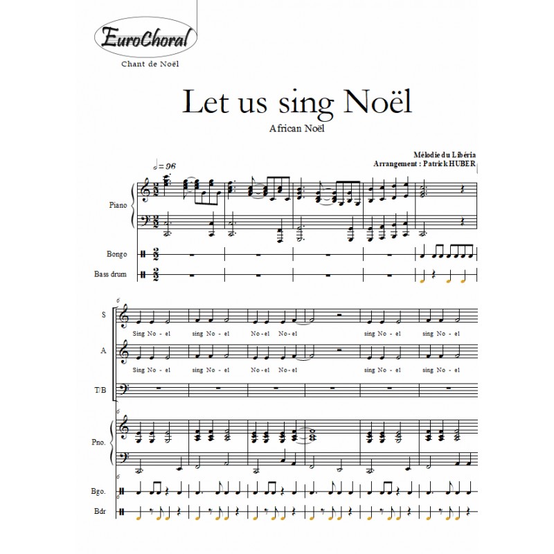 LET US SING NOEL (Noël Africain)