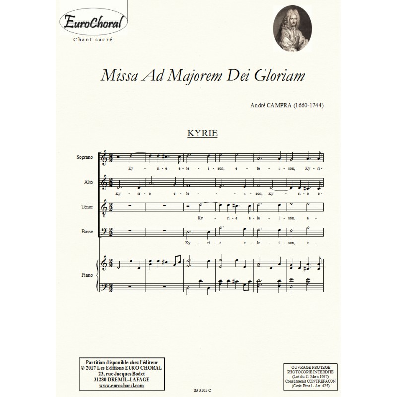 MISSA AD MAJOREM DEI GLORIAM (Conducteur)