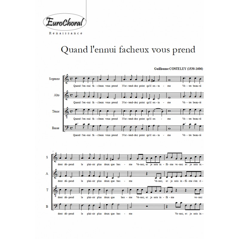 QUAND L'ENNUI FACHEUX VOUS PREND
