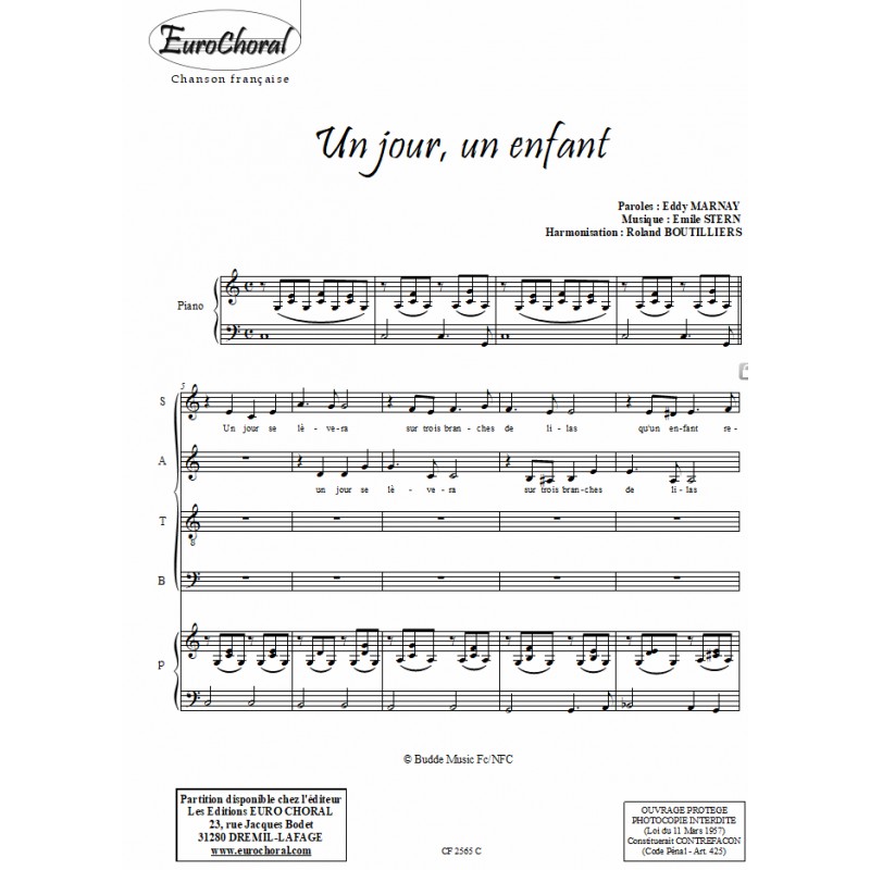 UN JOUR UN ENFANT (Conducteur)