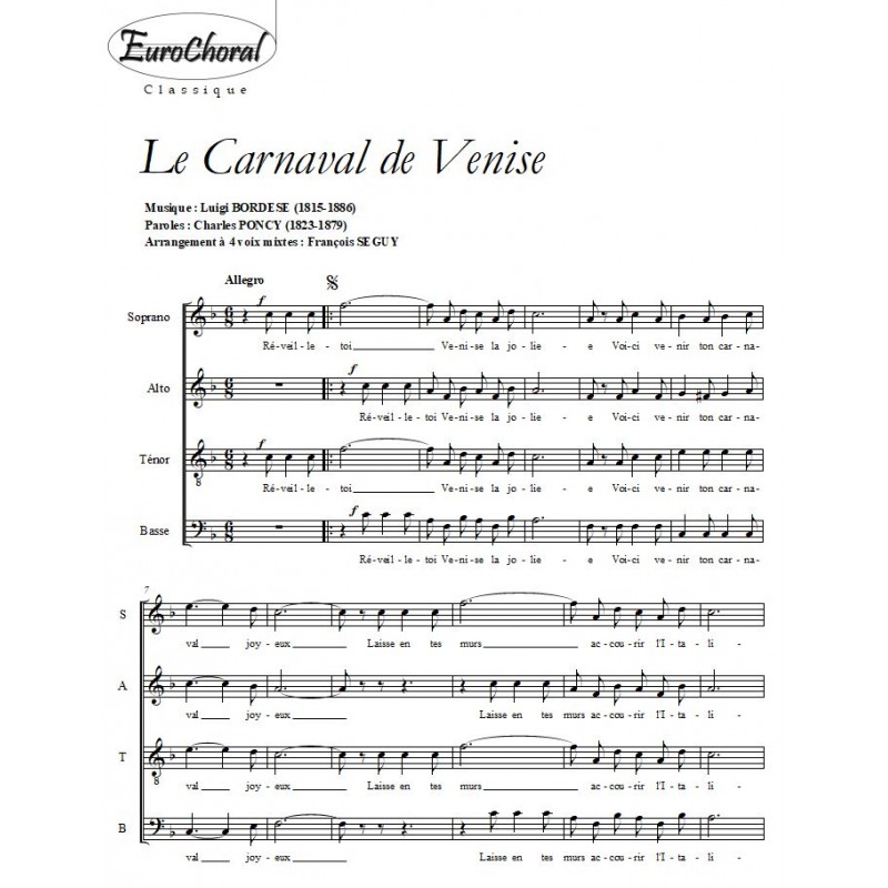 CARNAVAL DE VENISE (LE)