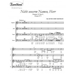 NICHT UNSERM NAMEN HERR (Choeur)