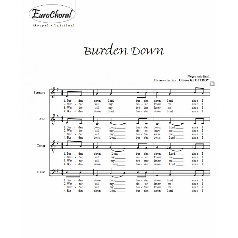 BURDEN DOWN