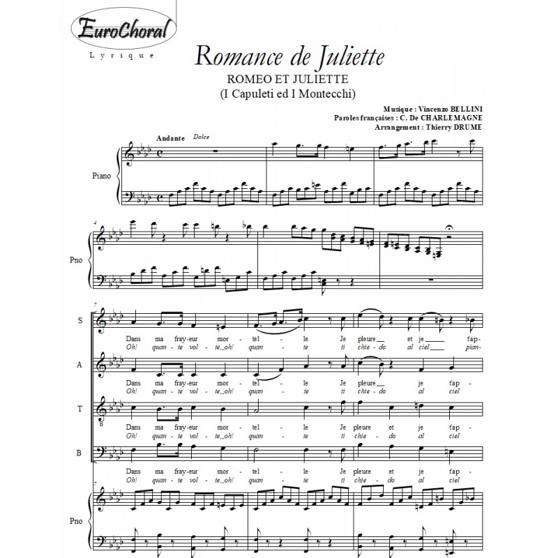 ROMANCE DE JULIETTE (Bellini)