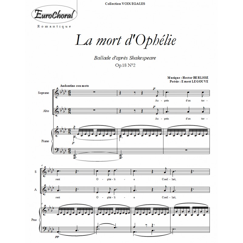 LA MORT D'OPHELIE (Berlioz)