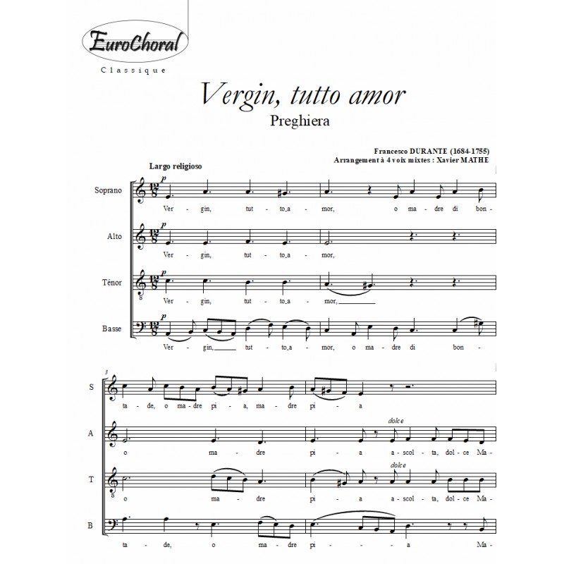 VERGIN TUTTO AMOR (Durante)