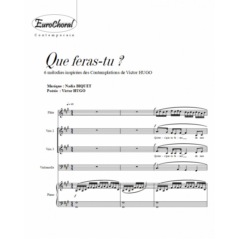 QUE FERAS-TU ?  (N.Biquet)