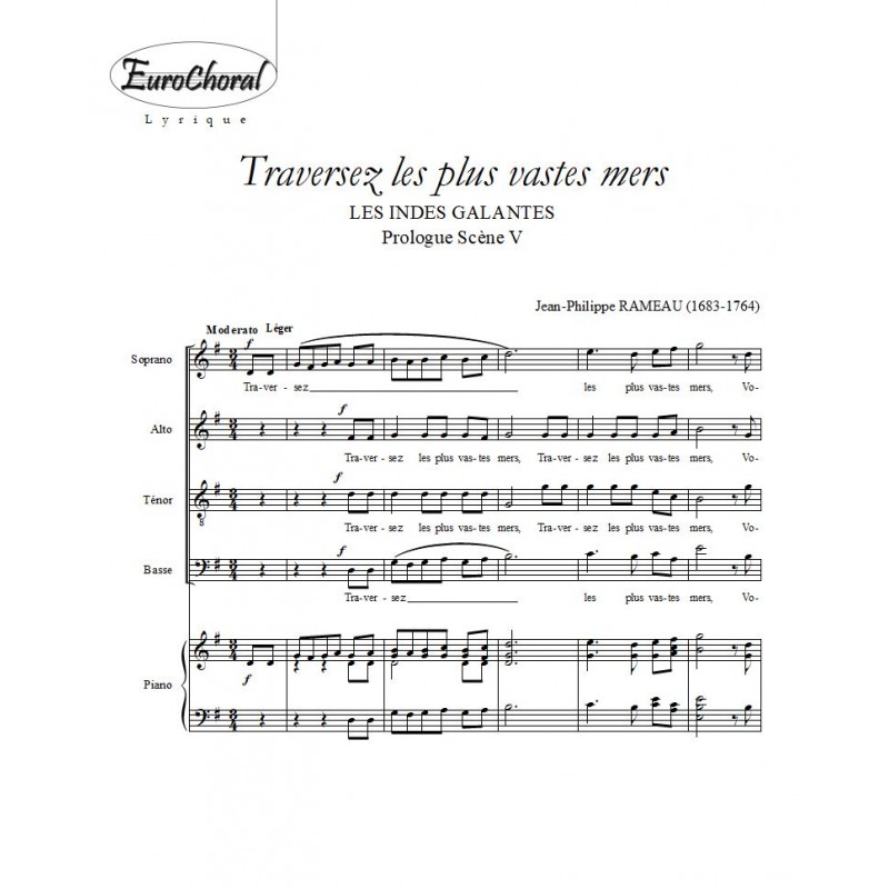 TRAVERSEZ LES PLUS VASTES MERS     (J.Ph.Rameau)