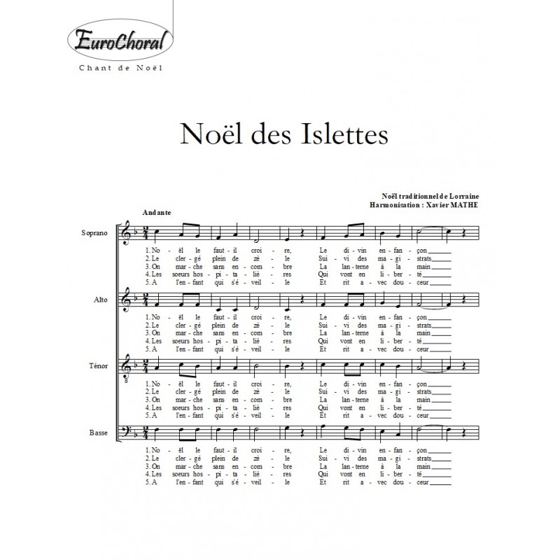 NOËL DES ISLETTES