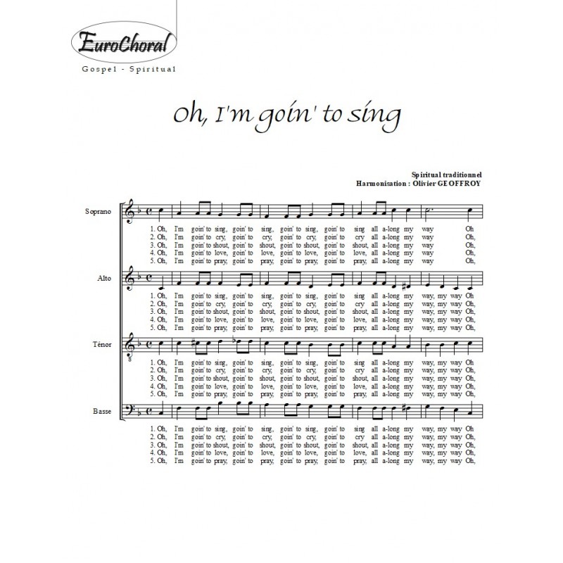 OH I'M GOING TO SING