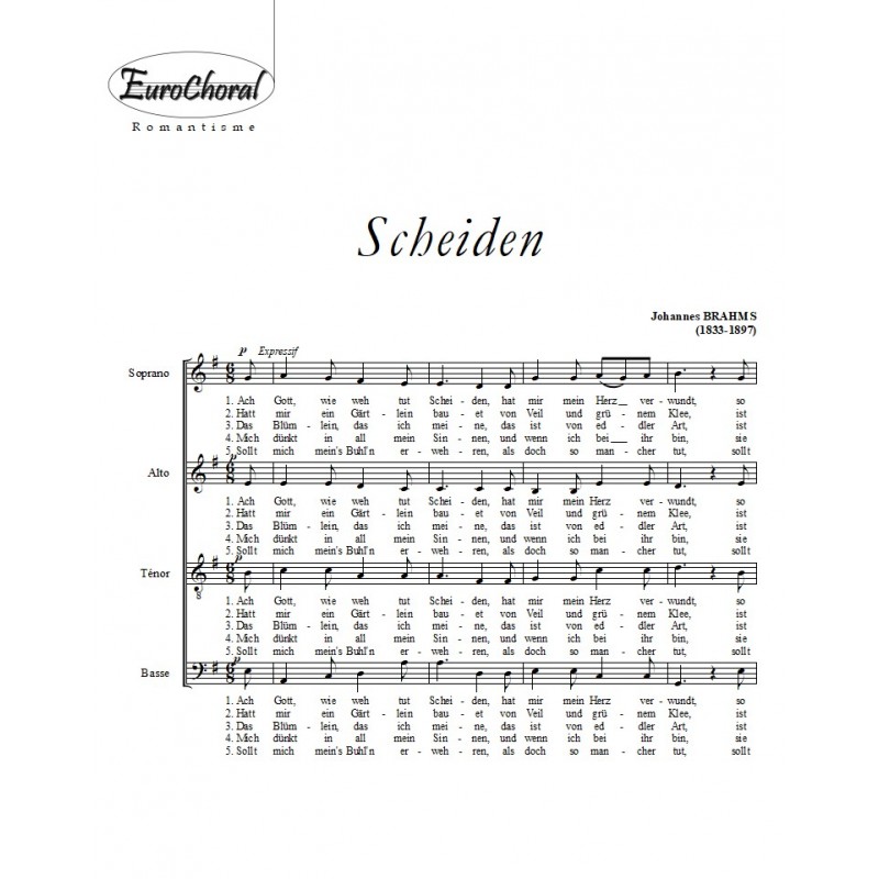 SCHEIDEN (J.Brahms)