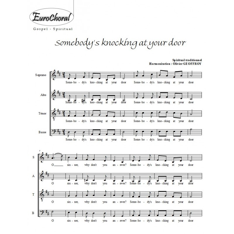 SOMEBODY'S KNOCKING AT YOUR DOOR