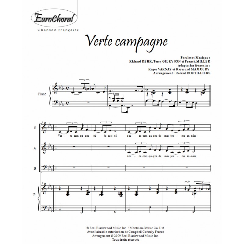 VERTE CAMPAGNE (Conducteur)