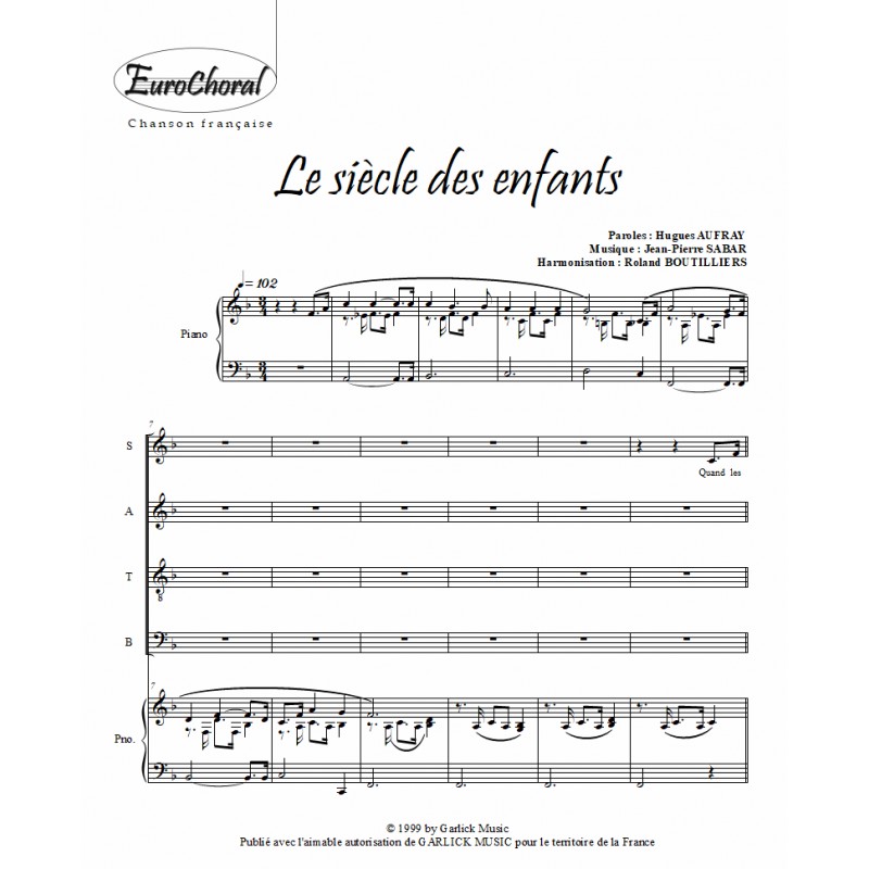 Le siècle des enfants (Conducteur)