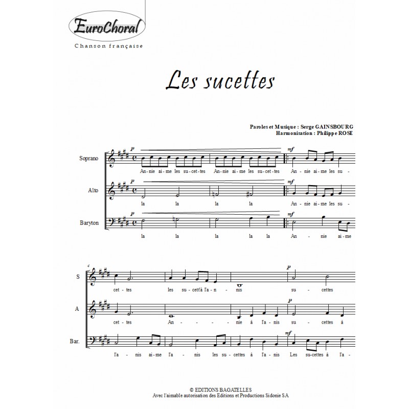 LES SUCETTES