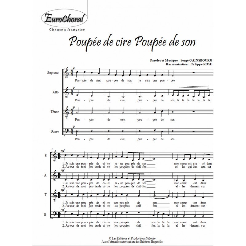 POUPÉE DE CIRE POUPÉE DE SON