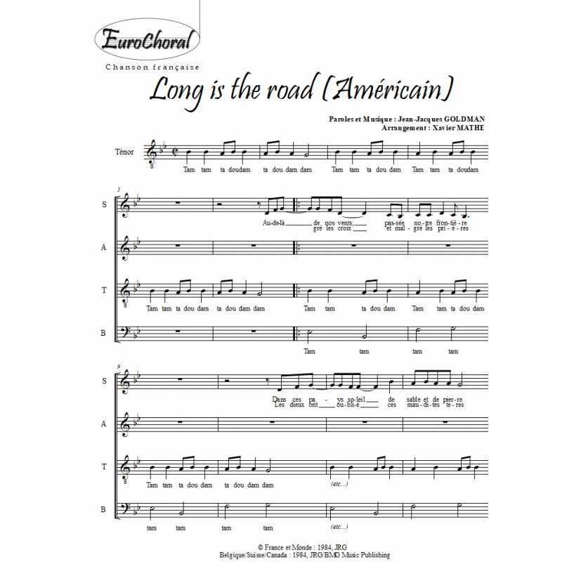 LONG IS THE ROAD (AMERICAIN)
