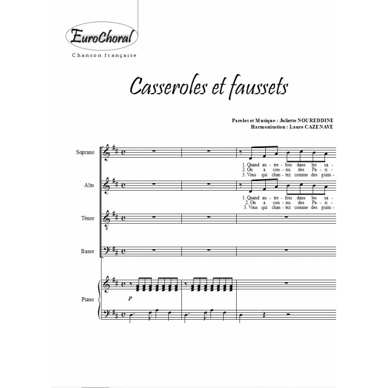 CASSEROLES ET FAUSSETS