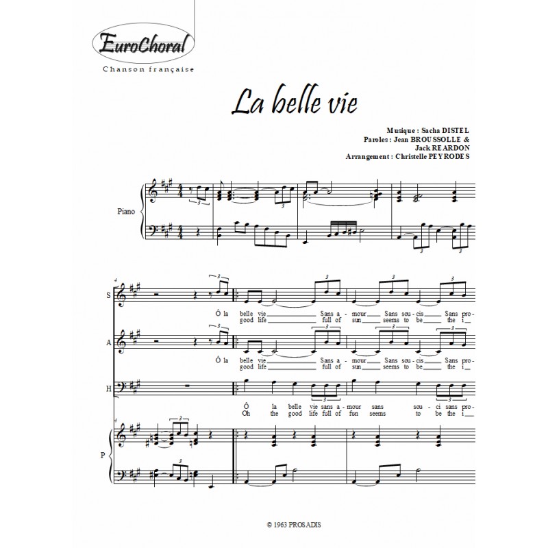 LA BELLE VIE