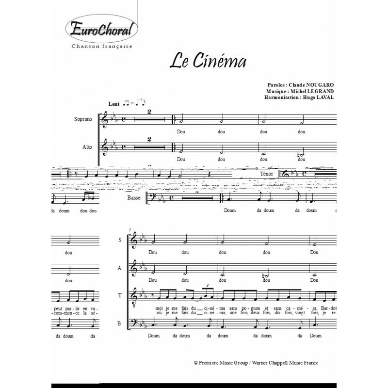 Le cinéma (Nougaro)