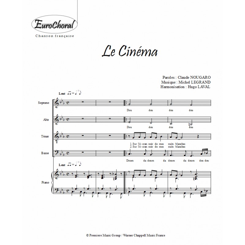 LE CINEMA (Conducteur)