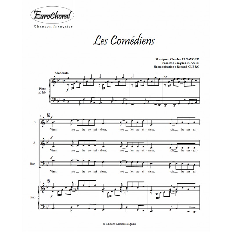 LES COMÉDIENS