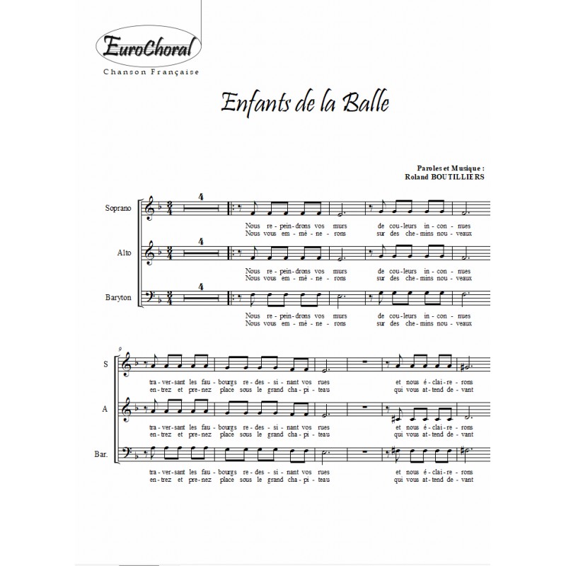Enfants de la balle (choeur)