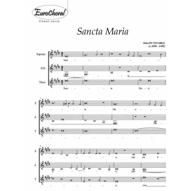 Sancta Maria (John Dunstable)