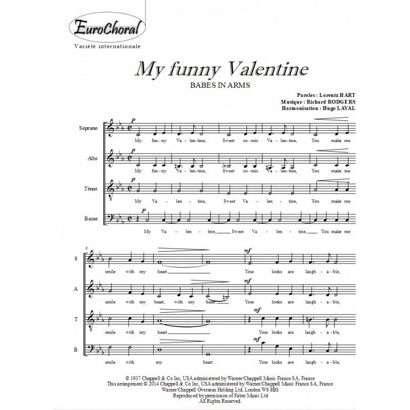 MY FUNNY VALENTINE (Babes in arms)