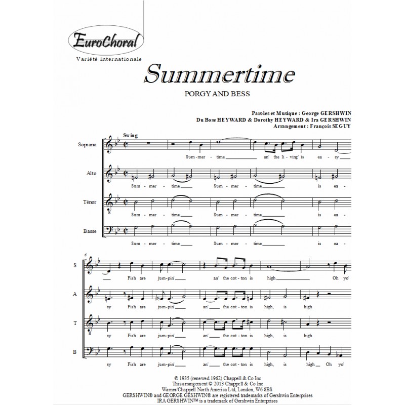 SUMMERTIME (Porgy and Bess)