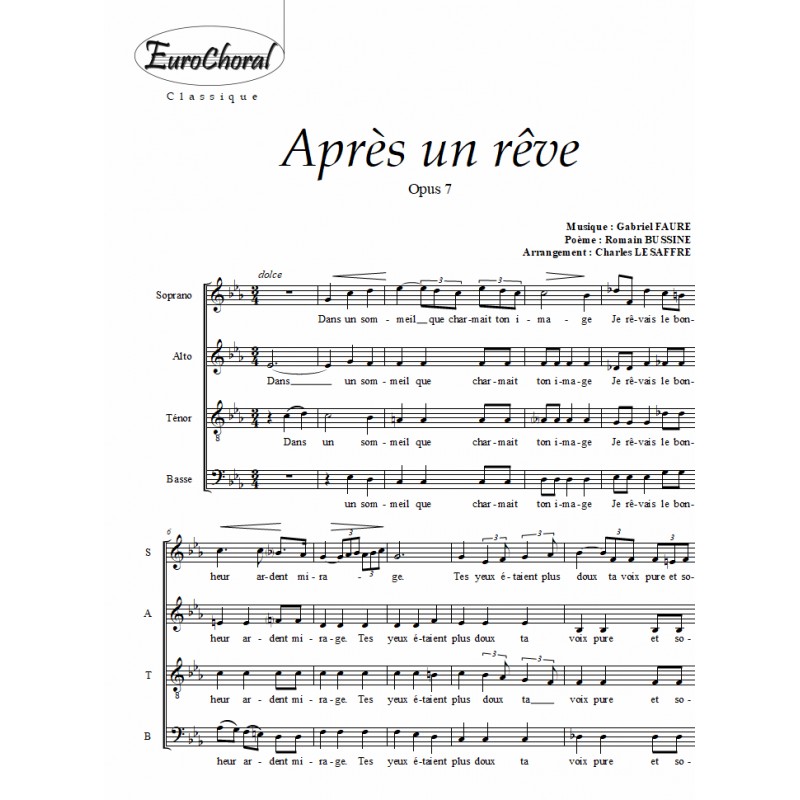 APRÈS UN RÊVE