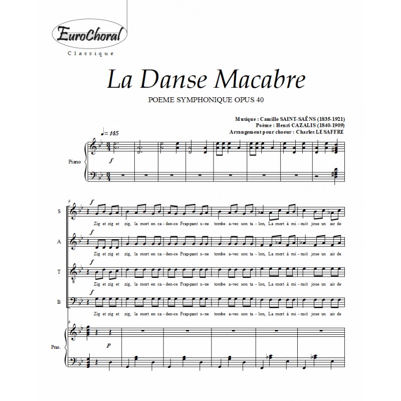 DANSE MACABRE (LA) (Conducteur)