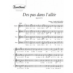 DES PAS DANS L'ALLEE Op.141 N°1