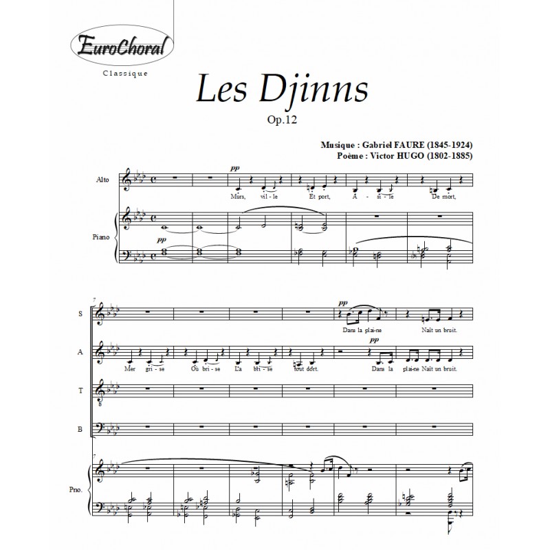 DJINNS (LES) Op.12 (Conducteur)