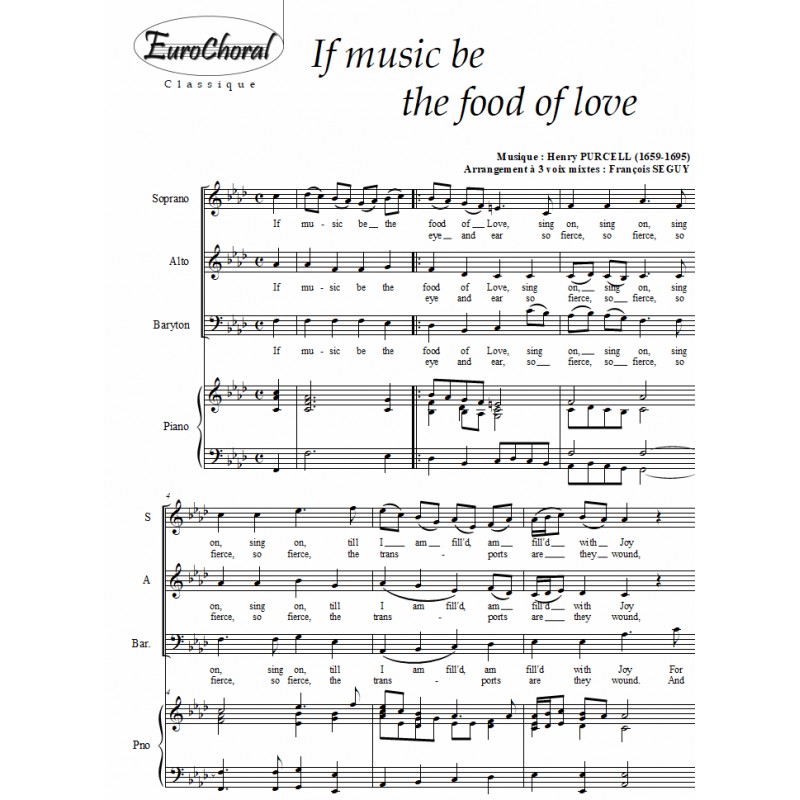 IF MUSIC BE THE FOOD OF LOVE