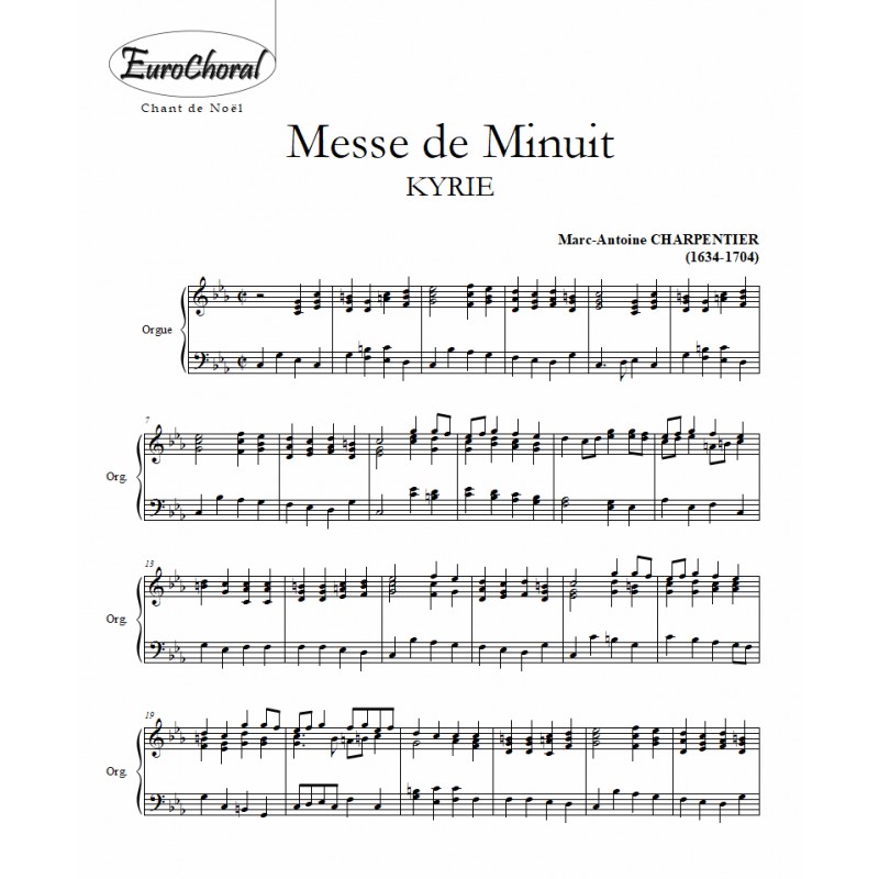 MESSE DE MINUIT - KYRIE (Conducteur)