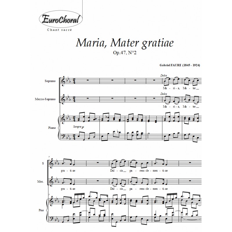 MARIA MATER GRATIAE