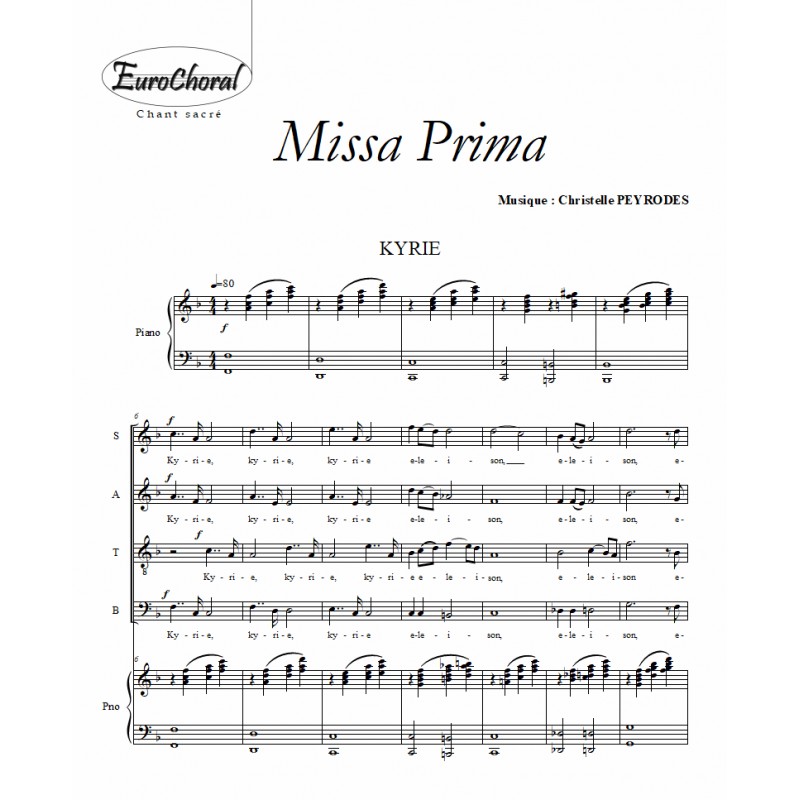 MISSA PRIMA (Conducteur)