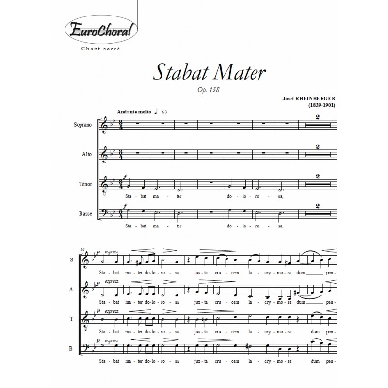 STABAT MATER Op.138 (Choeur)