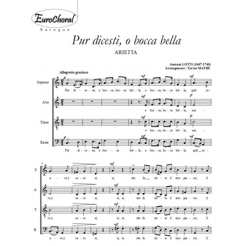 PUR DICESTI, O BOCCA BELLA